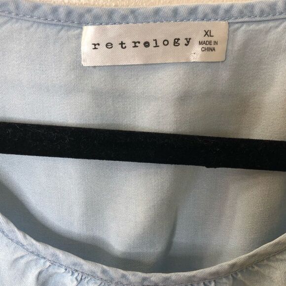 Retrology Cut-Out Sleeve Top Sz XL - Picture 6 of 6